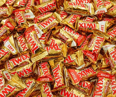 TWIX Cookie & Caramel Minis Chocolate, Bulk & Delicious Candy Bars (4 Pounds) - Image 1 of 4