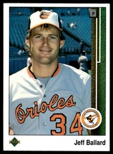 1989 Upper Deck Jeff Ballard Baltimore Orioles #595