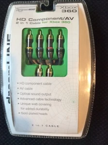 Dreamline HD component/AV 2 in 1 Cable for Xbox 360 New in box - Picture 1 of 2