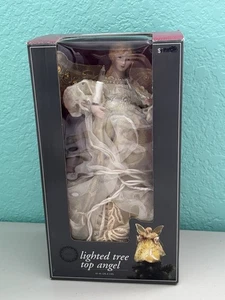 Vintage Trim A Home Kmart 10” Lighted Angel Christmas Tree Topper Works - Picture 1 of 13