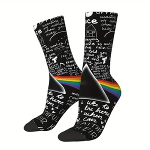 Calcetines Para Hombres Pink Floyd Dark of the Moon Banda de Rock Música Novedad Personaje Reino Unido 6-11 - Imagen 1 de 6