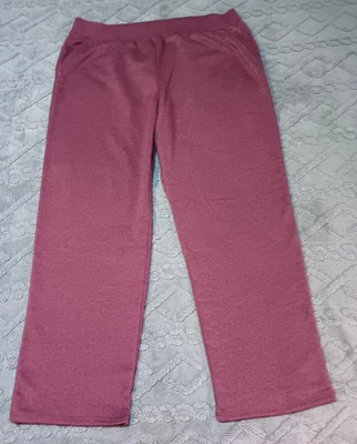 Pantalones deportivos Time And Tru para mujer con bolsillos XL (16-18) lucen nuevos Foto 1 de 4