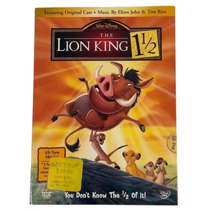 Disney The Lion King 1½ DVD 2-Disc Set 2004 Timon & Pumbaa Movie - Foto 1 di 2