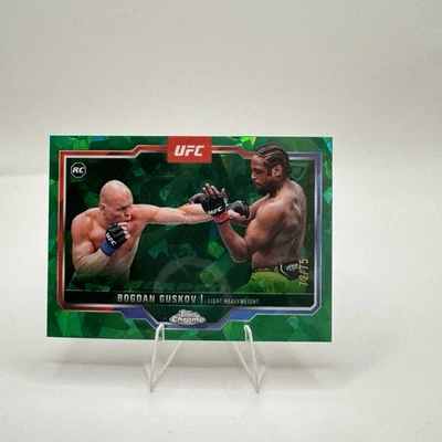Topps Chrome UFC Sapphire Edition 2025 - Bogdan Guskov #115 verde/75 (RC) Foto 1 de 2