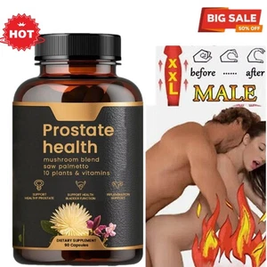 1-3PCS Capsule Salute Prostata Supporto Naturale per Benessere Uomo 90 Conteggi N EW - Foto 1 di 10