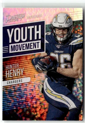 2020 Panini Prestige #YM-HH Hunter Henry Youth Movement - Image 1 of 2