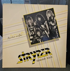 STRYPER " TOGETHER AS ONE " 1985- ENIGMA RECORDS 12" VINYL SINGLE - Picture 1 of 6