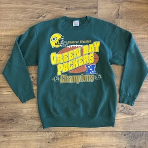 Vintage 1995 Green Bay Packers Central Division Champions Sweatshirt Herren Large " - Bild 1 von 9