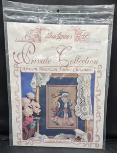 Alma Lynne African American Father Christmas Counted Cross Stitch Pattern - Picture 1 of 1