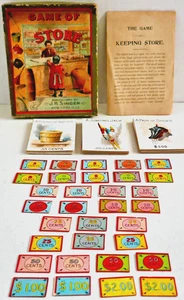 Antique ca 1890 GAME OF STORE by J. H. SINGER Believed to be Near Complete - Picture 1 of 17