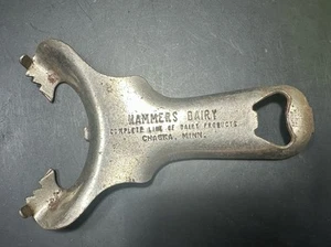 Old Hammers Dairy Chaska Minn/Minnesota Mason Jar Lid Bottle Top Opener Loc#B62 - Picture 1 of 4