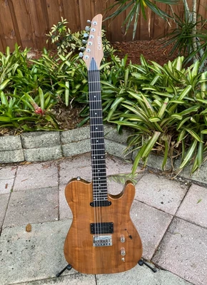 Carvin Kiesel TL-60 Custom Telecaster AAA Walnut Body Neck Thru Guitar - Image 1 of 4