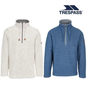 Trespass Felpa Uomo Maglia Casual 1/2 Zip Falmouthfloss - Foto 1 di 17