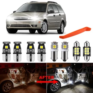 LED Interior Light Kit for Ford Focus 2000-2007 White LED Lights Bulbs Upgrade - Picture 1 of 9