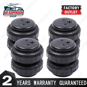 Juego de 4 bolsas de suspensión neumática estándar 2500 lb 1/2" npt puerto único universal - Imagen 1 de 6