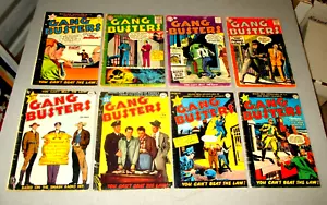 8- GOLDEN AGE COMIC BOOK LOT- 1948-1958- GANG BUSTERS -DETECTIVE SPY CRIME - Picture 1 of 15
