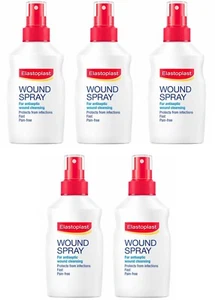 5 x ELASTOPLAST Wound Spray (100ml) - Picture 1 of 3