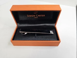 Simon Carter Tie Slide/Pin with Mother of Pearl - 001 - Picture 1 of 6
