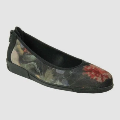 $259 Zapatos planos de ballet Sesto Meucci para mujer negros de gamuza Diona talla US 6,5 M Foto 1 de 4