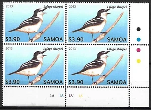 SAMOA - 2013 MNH " NATURE - Endangered Bats & Birds ($3.90)" Block Of 4 !!! - Picture 1 of 1