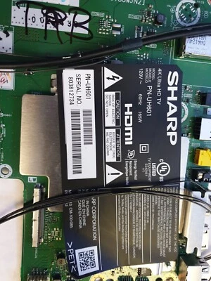 SHARP PN-UH601 MAIN UNIT QPWBXG738WJN2, G738WE21, QKITPG738WJN2 Bin M20 - Image 1 of 3