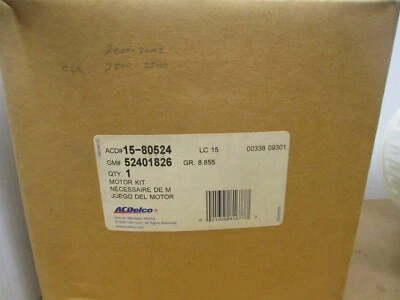 GENUINE GM ACDELCO 52401826 15-80524 BLOWER MOTOR KIT - Image 1 of 4