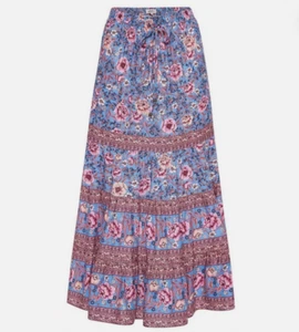 Arnhem Juliette Midi Skirt in Bluebell Size 10 Floral - Picture 1 of 9