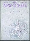 Couverture encadrement magazine New Yorker 7 janvier 1967 flocon de neige flocon de neige