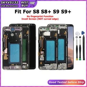 Incell For Samsung Galaxy S8 S8+ S9 S9 Plus LCD Display Screen Digitizer Frame - Picture 1 of 32