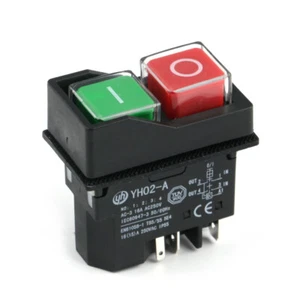 240V Ein/Aus Schalter mit Unterspannungsauslöser - Maschinen Hauptschalter - Bild 1 von 8