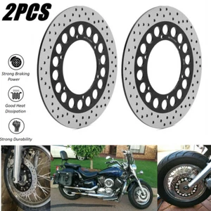 Front Brake Rotors for Yamaha Road Star XV1600 XV1700 Silverado V Star XVS 1100 - Picture 1 of 11