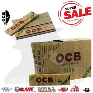 Cartine OCB Organic Hemp Lunghe King Size Slim E Filtri In Carta 32 Libretti - Foto 1 di 1