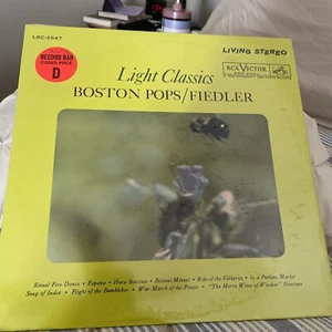Boston Pops Fiedler - Light Classics - RCA Victor LSC-2547 - 12" Record - Picture 1 of 3