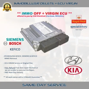 KIA / HYUNDAI IMMOBILLIZER / IMMO OFF DELETE *SAME DAY SERVICE* - Picture 1 of 1