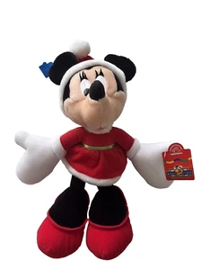 Disney Minnie Mouse Applause Vintage Weihnachten Stofftier Plüsch 14 Zoll Neu mit Etikett für Kinder - Bild 1 von 7