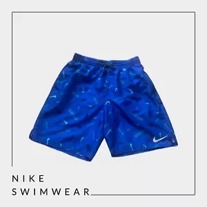 Herren Nike Badehose blau gefüttert Gr. M Versand am selben Tag - Bild 1 von 8