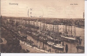 634 Alte Ansichtskarte Alter Hamburg Hafen 1910  weitere AK -25% in meinem Shop  - Bild 1 von 2