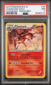 Charizard 19/113 Cosmos Holo - Black & White 11: Legendary Treasures PSA 7 - Picture 1 of 2