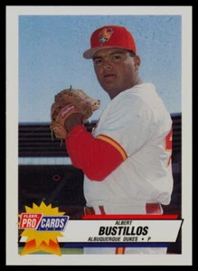 1993 Fleer ProCards Albert Bustillos Albuquerque Dukes - Picture 1 of 2
