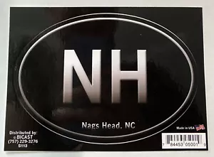 Nags Head Aufkleber Cape NH NC North Carolina OBX Outer Banks 5 1/4” x 3 1/2” - Bild 1 von 4