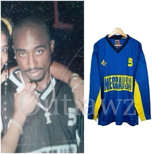 Mecca USA Jersey **Style Worn By 2Pac** Vintage 90s Vtg Rap Hip Hop Karl Kani - Picture 1 of 12