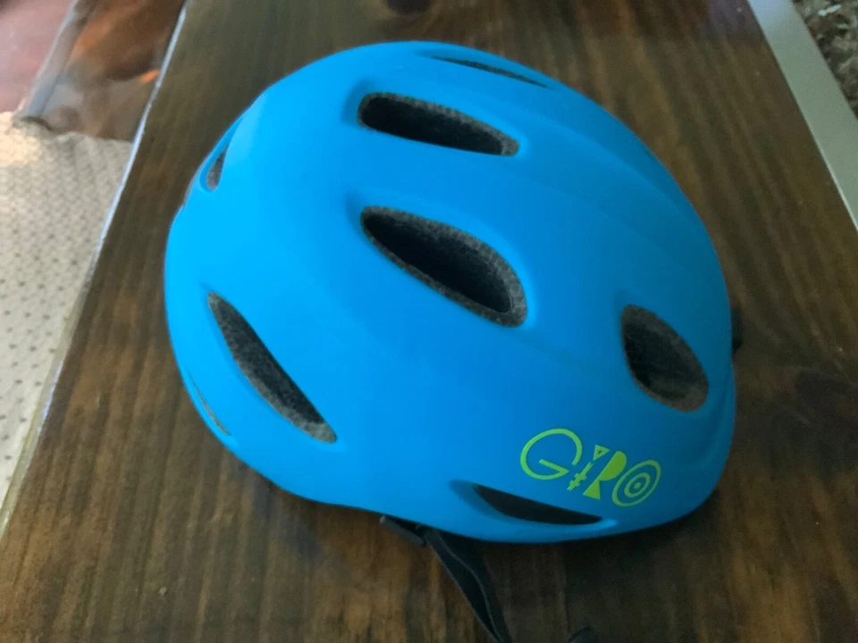 Giro 2017 Youth Scamp Cycling Helmet 7067917 XS Matte Blue/lime