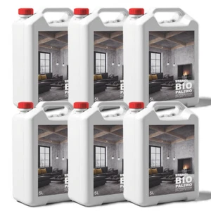 30L Bioethanol Premium TOP Tischkamin Ethanolkamin Kaminethanol 6 x 5 Liter TOP - Bild 1 von 8