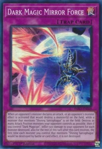 Yugioh! Dark Magic Mirror Force - INFO-EN069 - Super Rare - 1st Edition Near Min - Picture 1 of 1