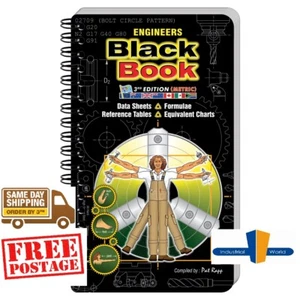 Engineers Black Book 3Rd Ed (Metric) By Rapp Pat-Laminated Grease Proof L100V3EN - Picture 1 of 9
