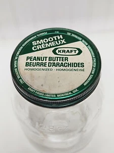 Vintage Kraft Peanut Butter Glass Jar 128 Fl. Oz. - Canada - Picture 1 of 7
