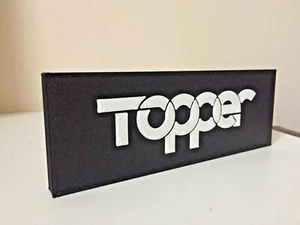 Topper Sports Ornamental Display Collectible Logo Text Memorabilia Stand - Picture 1 of 2
