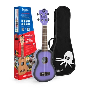Octopus Academy Soprano Ukulele - with FREE Wooden Ukulele Stand worth £14.99 - Picture 1 of 5
