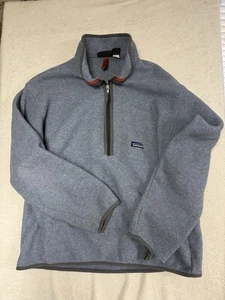 De colección 2003 Patagonia Hombre Gris Marsupial Media Cremallera Vellón XL 25735 - Imagen 1 de 10