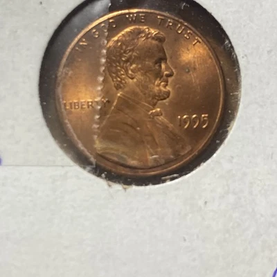 1995 Multi Error No Mint Mark Lincoln Penny - Image 1 of 2